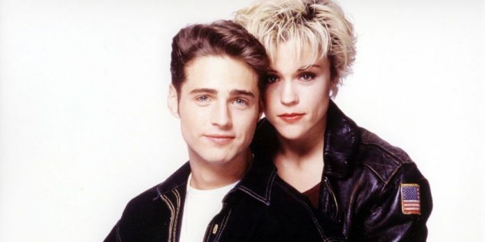 Jason Priestley and Christine Elise