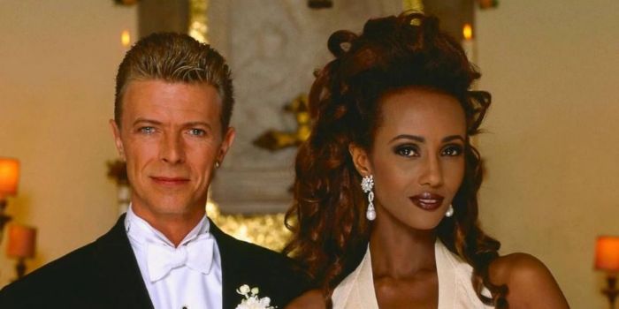 David Bowie and Iman Bowie