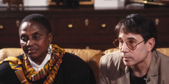 Miriam Makeba and Paul Simon