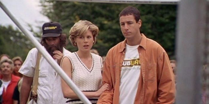 Adam Sandler and Julie Bowen