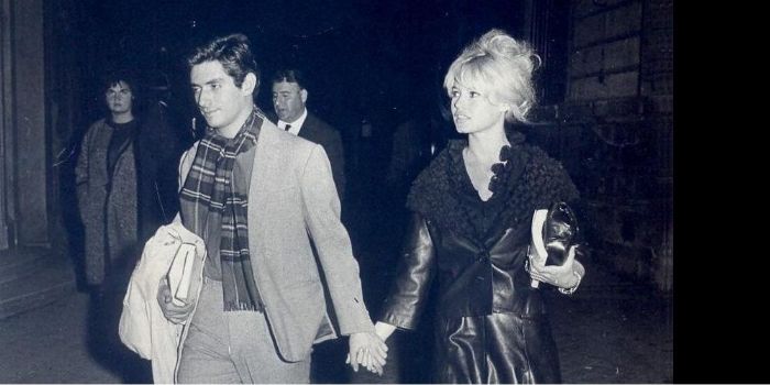 Brigitte Bardot and Sami Frey