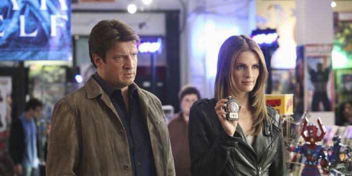 Stana Katic and Nathan Fillion