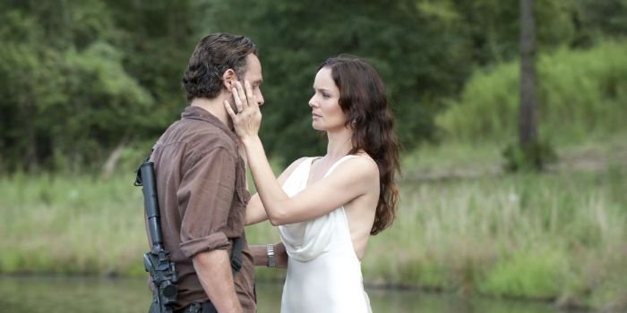 Andrew Lincoln and Sarah Wayne Callies