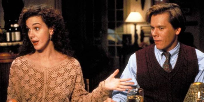 Kevin Bacon and Elizabeth Perkins