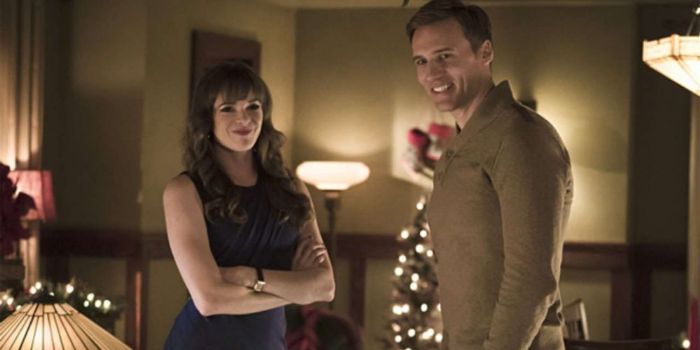 Danielle Panabaker and Teddy Sears