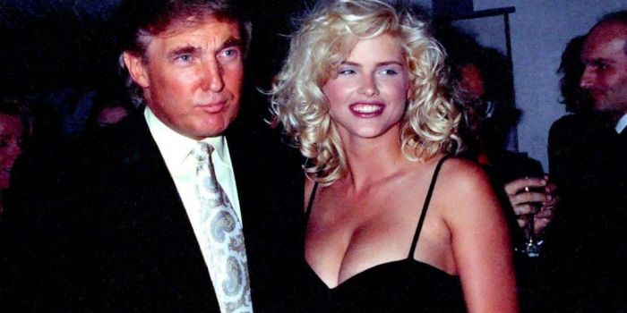 Anna Nicole Smith and Donald Trump