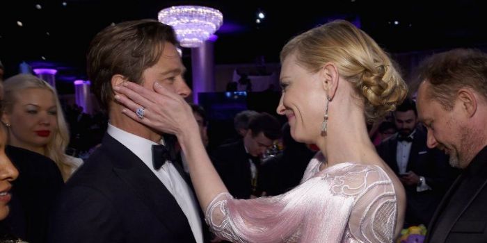 Cate Blanchett and Brad Pitt