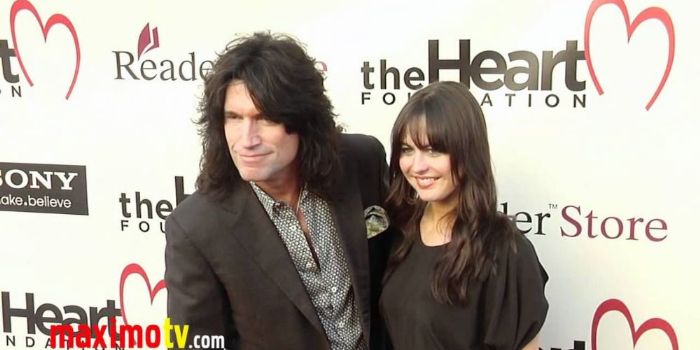 Tommy Thayer and Amber Peek