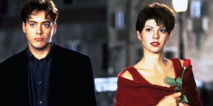 Marisa Tomei and Robert Downey Jr.