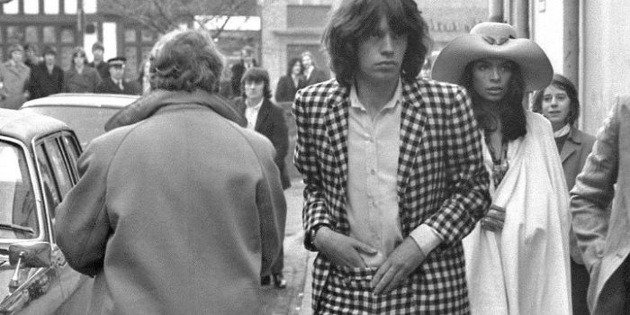 Bianca Jagger and Mick Jagger