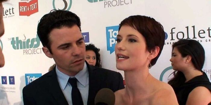 Chyler Leigh and Nathan West