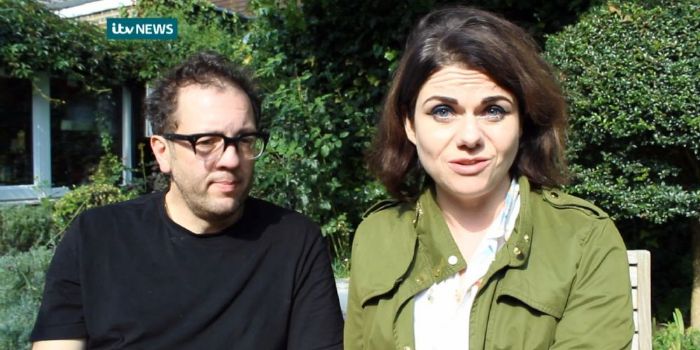 Caitlin Moran and Peter Paphides