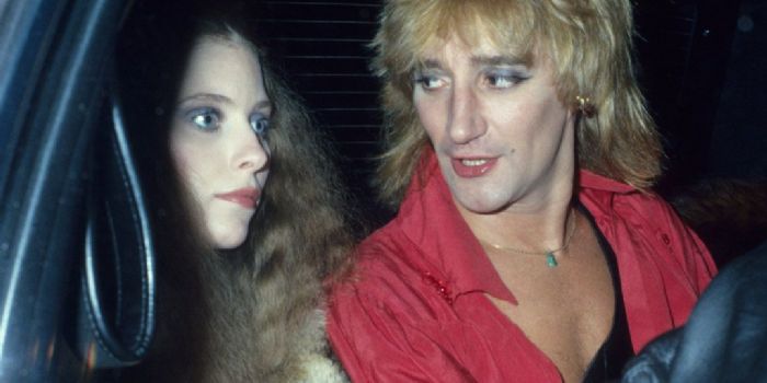 Bebe Buell and Rod Stewart