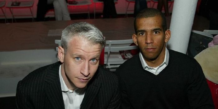 Anderson Cooper and Julio Cesar Recio