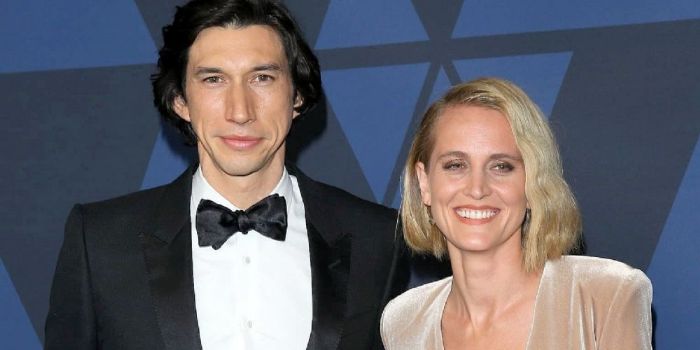 Adam Driver and Joanne Tucker