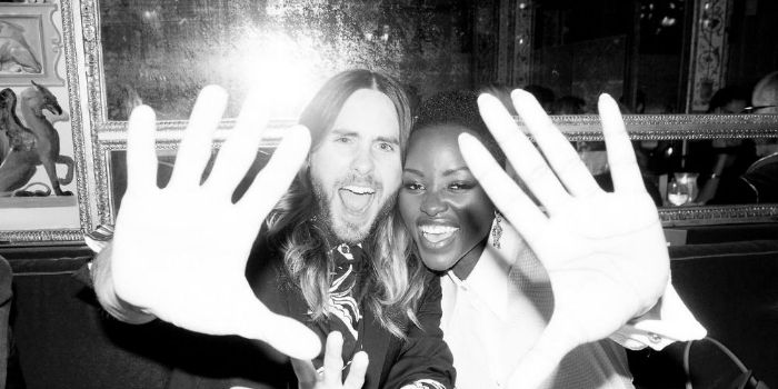 Lupita Nyong'o and Jared Leto