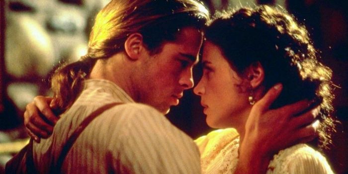 Brad Pitt and Julia Ormond