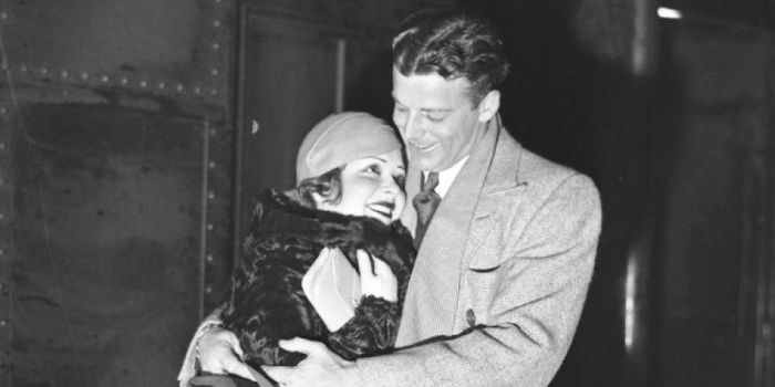 Rex Bell and Clara Bow