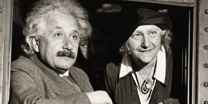 Albert Einstein and Elsa Lowenthal
