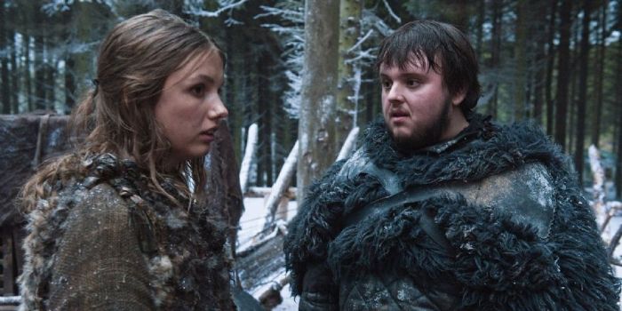 John Bradley and Hannah Murray