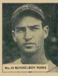 'Schoolboy' Rowe