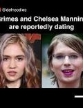 Grimes and Chelsea Manning
