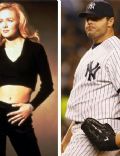 Roger Clemens Wife Debra Lynn Godfrey संपादकीय स्टॉक