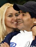 Diego Armando Maradona and Veronica Ojeda