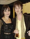 Pearl Lowe and Danny Goffey