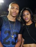 Russell Westbrook and Nina Earl