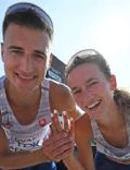 Hana Burzalová and Dominik Černý