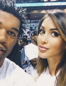 Julius Peppers and Claudia Sampedro