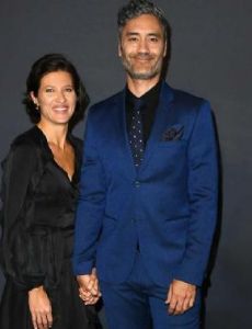 Taika Waititi and Chelsea Winstanley