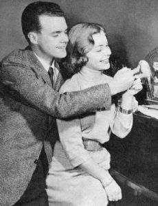 Marion Russell and Peter Fernandez