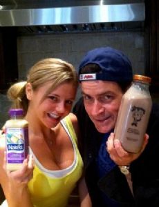 Bree Olson and Charlie Sheen