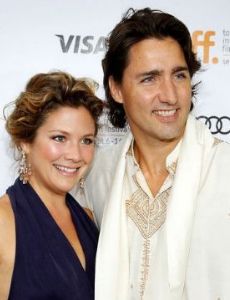 Justin Trudeau and Sophie Gregoire