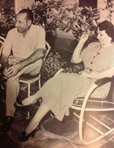 Frank Costello and Lauretta Giegerman