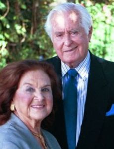 Curt Gowdy and Geraldine Dawkins