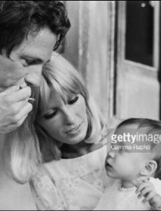 Dany Saval and Michel Drucker