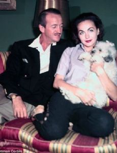 David Niven and Hjordis Tersmeden