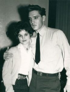 Priscilla Presley and Elvis Presley