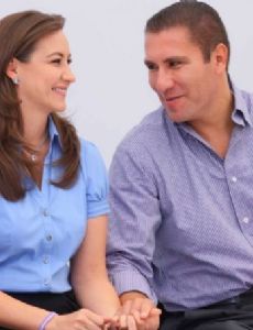 Martha Erika Alonso Hidalgo and Rafael Moreno Valle