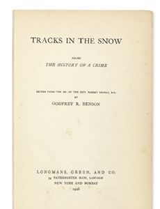 Tracks in the Snow (novel)