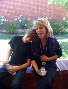 Mandy Rain and Justin Bieber