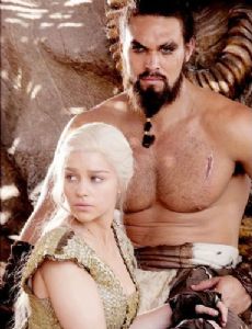 Jason Momoa and Emilia Clarke