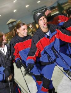 Novak Djokovic and Nina Senicar