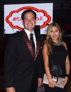 Jeanette Dousdebes Rubio and Marco Rubio