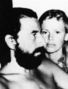 Britt Ekland and Lou Adler
