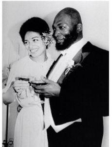 Angela Davis and Hilton Braithwaite