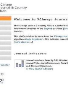 SCImago Journal Rank